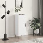 vidaXL Dressoir 34,5x34x90 cm bewerkt hout wit, Huis en Inrichting, Kasten | Dressoirs, Minder dan 50 cm, Verzenden, Nieuw, 25 tot 50 cm