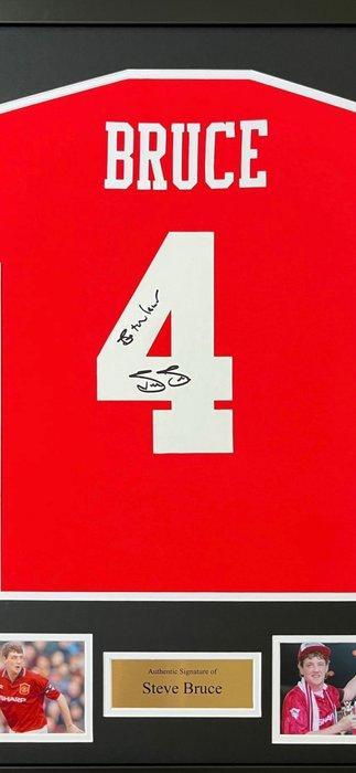 Manchester United - Signed by Steve Bruce - T-shirt, Verzamelen, Overige Verzamelen