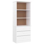 ALTA Boekenkast Wit 60x35cm | Retourdeal | Lage Prijs!, Huis en Inrichting, Kasten | Boekenkasten, 100 tot 150 cm, Rustiek, Nieuw