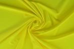 Lycra stof - Neon geel - Per 10 of 50 meter, Overige materialen, 120 cm of meer, Geel, Ophalen of Verzenden