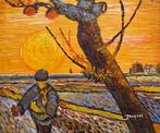 Daprés Van Gogh (XX) - NO RESERVE - Twilight over the Sower