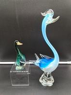 Made Murano Glass - sculptuur, Cygne et canard - 0 cm -, Antiek en Kunst, Antiek | Glas en Kristal