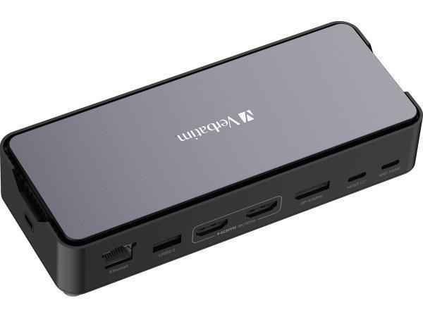 Veiling - Verbatim USB-C Pro Docking Station 15-in-1 - 256GB, Computers en Software, Dockingstations