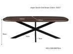 Jesper Danish Oval Brown 210cm-31027, Huis en Inrichting, Ophalen of Verzenden, Nieuw
