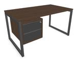 Thuiswerkplek bureau met ladenblok 140x80, Verzenden, Nieuw in verpakking