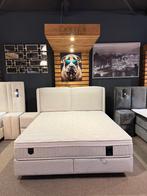 Boxspring  Leiden met Opbergruimte, Ophalen, 140 cm, Stof, Nieuw
