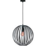 Freelight Hanglamp Tres groot matzwart H7750Z