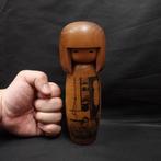 Uniek ontwerp Sosaku Kokeshi  / kokeshi pop - Hout -