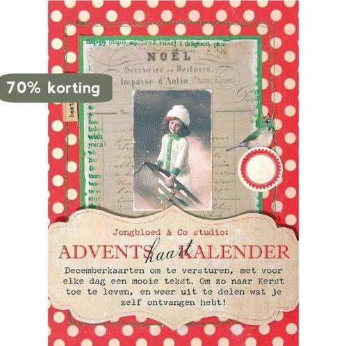 Adventskaartkalender 9789491844058 Jongbloed & Co Studio, Boeken, Godsdienst en Theologie, Zo goed als nieuw, Verzenden