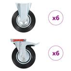 vidaXL 12 st Wielen 200 mm, Zakelijke goederen, Verzenden