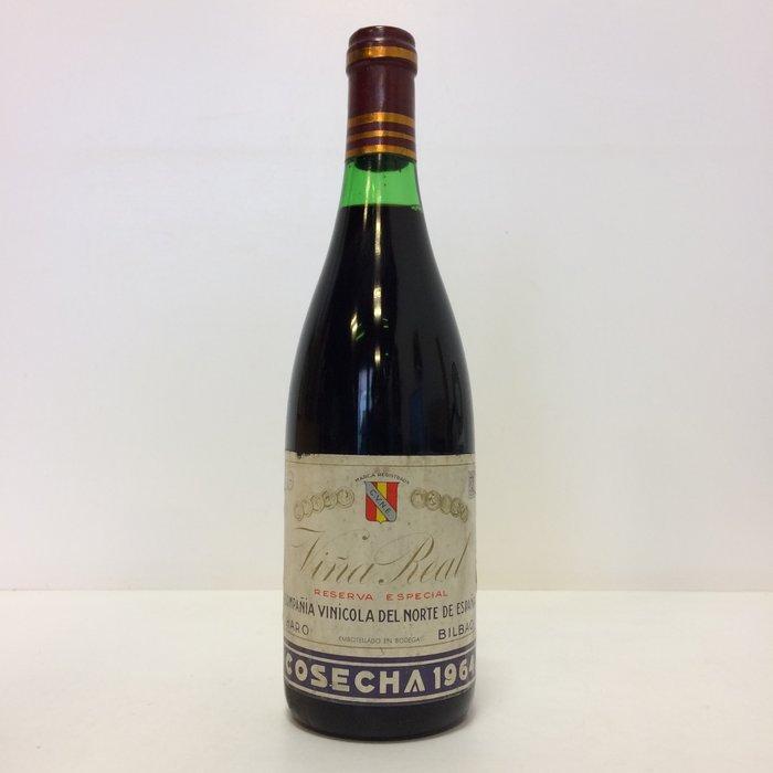 1964 C.V.N.E. Viña Real - Rioja Reserva Especial - 1 Fles, Verzamelen, Wijnen