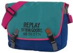 Replay Classic Messenger - Girls - Groen - Blauw, Sieraden, Tassen en Uiterlijk, Tassen | Schooltassen, Nieuw, Verzenden