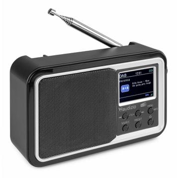 Audizio Anzio draagbare DAB radio met Bluetooth, FM radio en