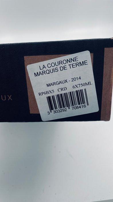 2014 La Couronne de Marquis de Terme, 2nd wine of Ch., Verzamelen, Wijnen
