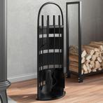 vidaXL 5-delige Haardset 23x15x66 cm staal, Verzenden, Nieuw