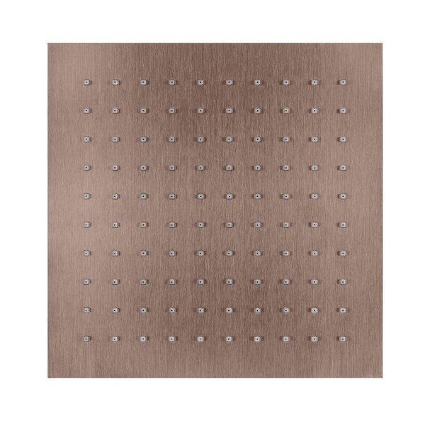 Herzbach Douchekop 25 x 25 cm koper, Doe-het-zelf en Verbouw, Sanitair, Douche, Nieuw, Koper, Ophalen of Verzenden