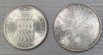 Monaco. 10 Francs 1966 et 50 Francs 1974 Rainier III (lot de, Postzegels en Munten
