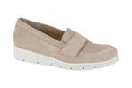 -50% Durea  Durea 5753.092.0219-e dames instappers gekleed, Verzenden, Nieuw, Beige