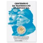 Portugal 2 Euro Atlantische Oversteek 2022 BU Coincard, Verzenden