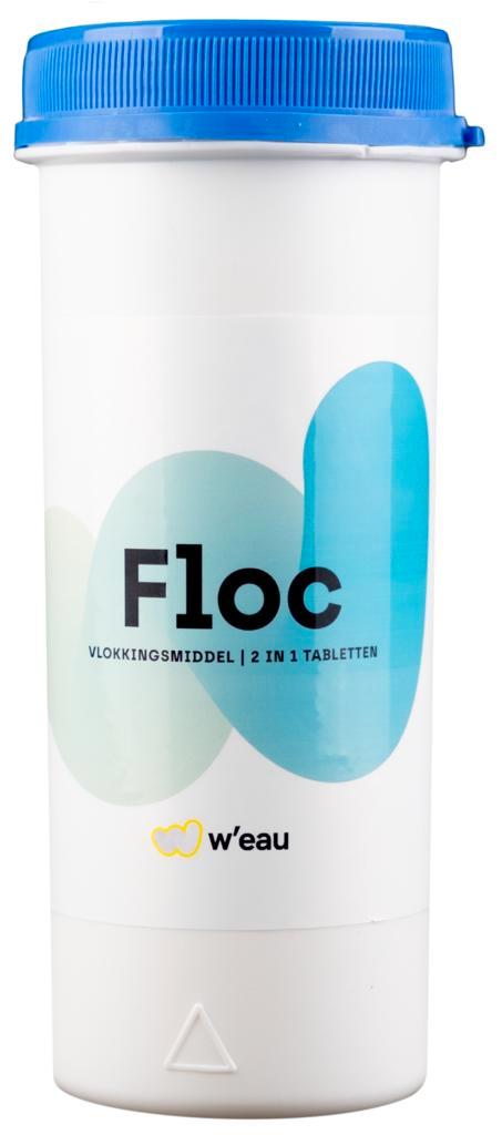 Weau vlokmiddel tabletten 2 in 1, Tuin en Terras, Zwembad-toebehoren, Nieuw, Verzenden