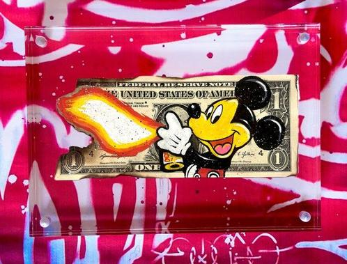 Moabit - Mickey Mouse X My Burning Desire, Antiek en Kunst, Kunst | Schilderijen | Modern