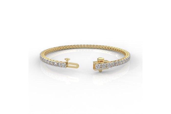 Zonder Minimumprijs - Tennis armband - 18 karaat Geel goud -, Sieraden, Tassen en Uiterlijk, Antieke sieraden