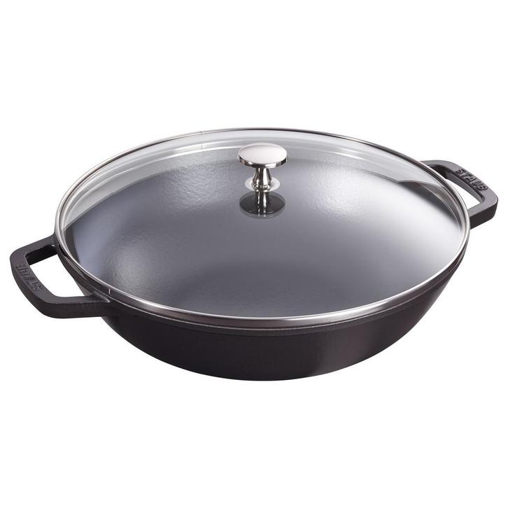 GGM Gastro | STAUB | SPECIALITIES - Wok met glazen deksel -, Zakelijke goederen, Horeca | Keukenapparatuur, Nieuw in verpakking