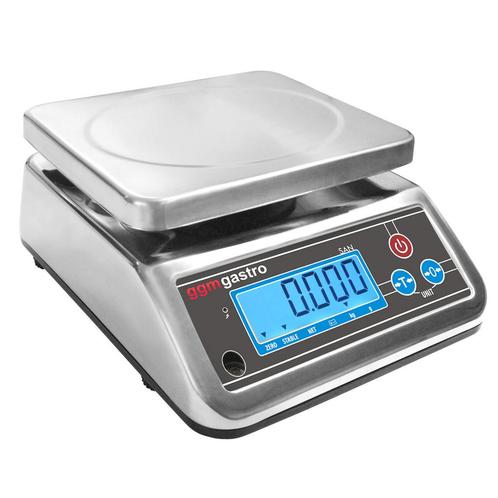 GGM Gastro | Digitale weegschaal - 6 kg - nauwkeurigheid: 2, Witgoed en Apparatuur, Weegschalen, Nieuw, Verzenden