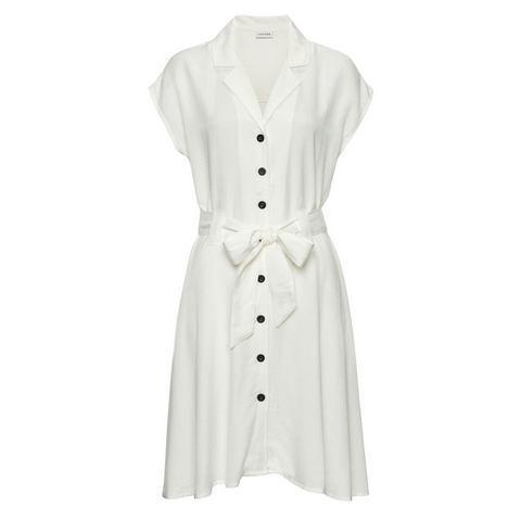 Lascana Jurk met overhemdkraag linnenmix (Met een, Kleding | Dames, Jurken, Nieuw, Verzenden