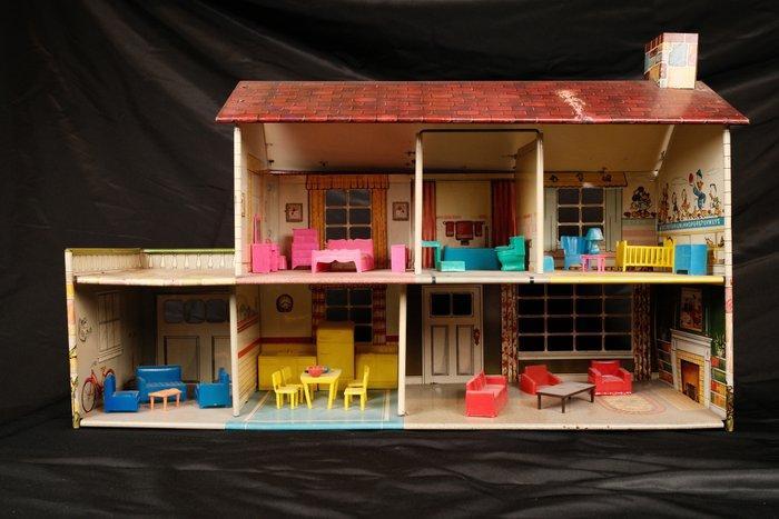 Marx - Poppenhuis - 1950-1960, Antiek en Kunst, Antiek | Speelgoed