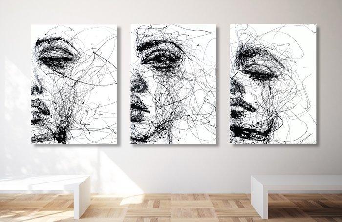 D. Witschkanow -  “Abstract thoughts of hope permeate the, Antiek en Kunst, Kunst | Schilderijen | Modern