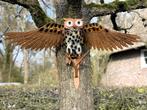 sculptuur, Schitterende uil - Oehoe - Spanwijdte 96 cm -