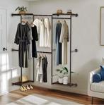 Industriële Wandkapstok met L-vorm Kledingrek en Planken, Kleding | Dames, Kledingrekken, Verzenden, Nieuw