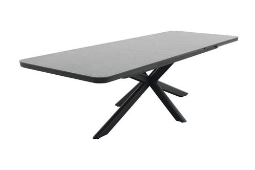 Montreal uitschuifbare tuintafel 200-260x100 cm. -, Tuin en Terras, Tuintafels, Nieuw, Overige materialen, Rond, Verzenden