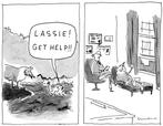 Lassie Get Help - 100 Stukjes New York Puzzle Company Mini, Nieuw, Verzenden