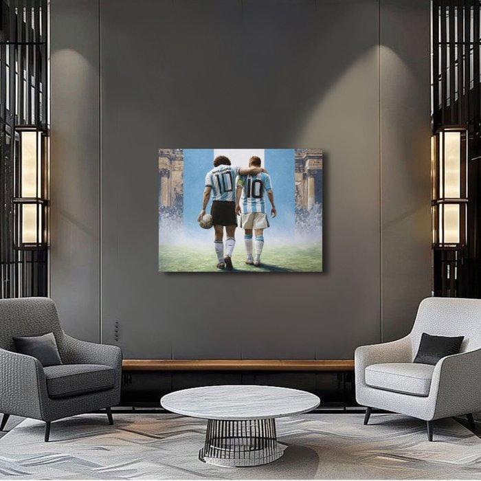 Canvas Fit - Alberto Ricardo - Messi & Maradona: el abrazo, Verzamelen, Overige Verzamelen