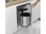Brabantia Built-in-Bin Prullenbak - 15 liter - Brilliant, Verzenden, Zo goed als nieuw