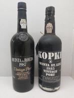 1985 Kopke, Quinta St. Luiz & 1987 Croft, Quinta da Roeda -, Verzamelen, Wijnen, Nieuw