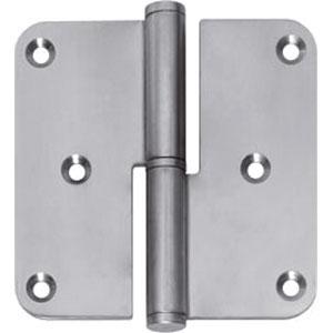 Intersteel Paumelle DIN rechts afgerond 3,5x3,5 rvs, Doe-het-zelf en Verbouw, Hang- en Sluitwerk, Verzenden