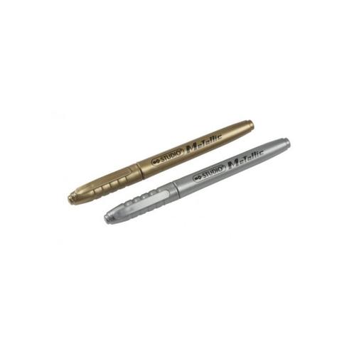 Lifetime Metallic markeerstiften - goud en zilver - 4 mm..., Diversen, Schrijfwaren, Nieuw, Ophalen of Verzenden