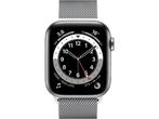 Apple Watch Series 6 GPS + Cell 44mm Sil. Steel Silver, Verzenden, Zo goed als nieuw