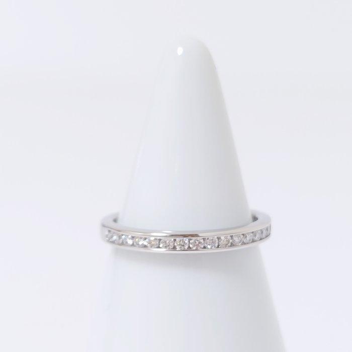 Tiffany & Co. - Ring - Channel Setting Half Diamond Platina, Sieraden, Tassen en Uiterlijk, Ringen