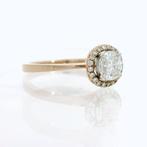 Ring - 18 karaat Roségoud - 0.46ct. tw. Diamant (Natuurlijk), Sieraden, Tassen en Uiterlijk, Ringen, Nieuw