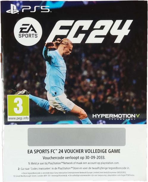 EA Sports FC 24-Digitale Download Code (PlayStation 5) NIEUW, Spelcomputers en Games, Games | Sony PlayStation 5, Nieuw, Ophalen of Verzenden