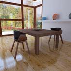 vidaXL Eetkamerstoelen 2 st gebogen hout en kunstleer, Huis en Inrichting, Stoelen, Verzenden, Nieuw, Zwart