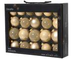 Kerstballen van glas 7 cm assortiment parel parelmoerkleuren, Ophalen of Verzenden, Nieuw