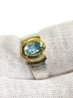 Zonder Minimumprijs - Ring Verguld, Zilver Topaas, Sieraden, Tassen en Uiterlijk, Ringen, Nieuw