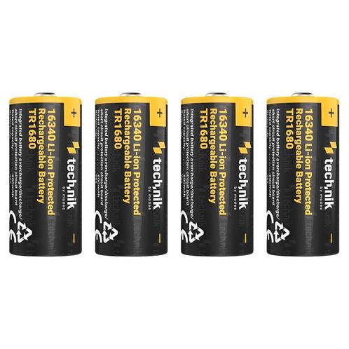 Technik Oplaadbare Lithium Batterij - Li-ion - 16340 /, Audio, Tv en Foto, Accu's en Batterijen, Nieuw, Verzenden