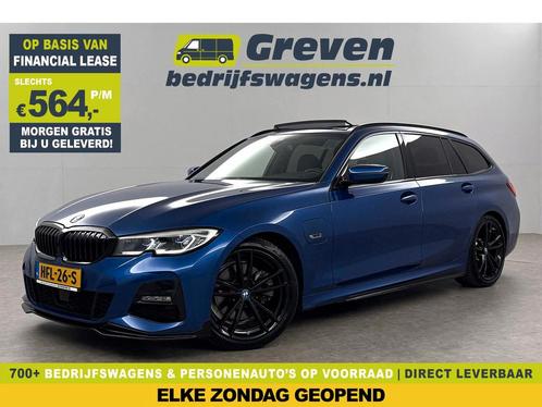 BMW 3 Serie Touring xDrive M Sport 238PK BMW-LASER Sfeer Pan, Auto's, Bestelauto's, Automaat, Hybride Elektrisch/Benzine, Blauw