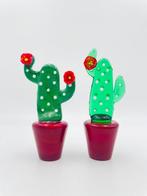 Guidotti - sculptuur, Coppia di Cactus - 8 cm - Murano-glas